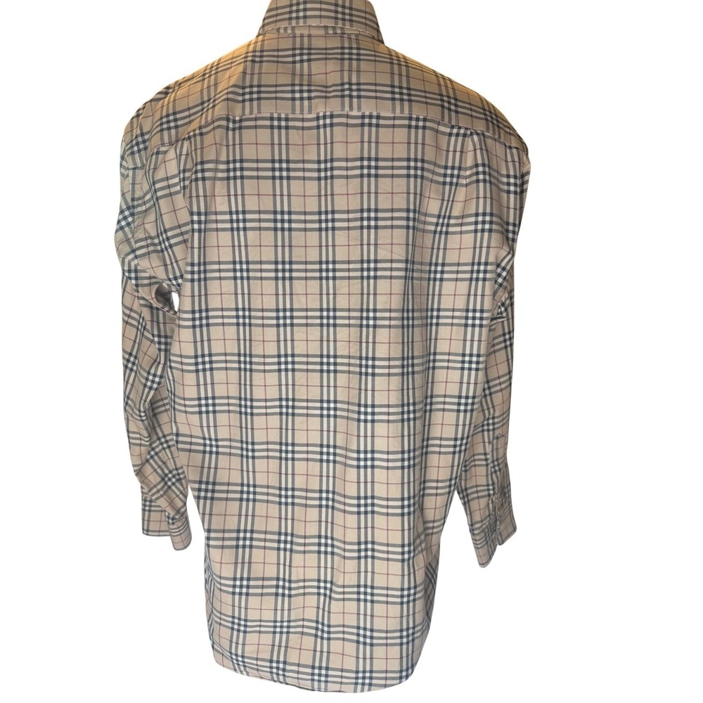 Burberry London Nova Check Button Down Dark equestrian moody - Picture 6 of 16